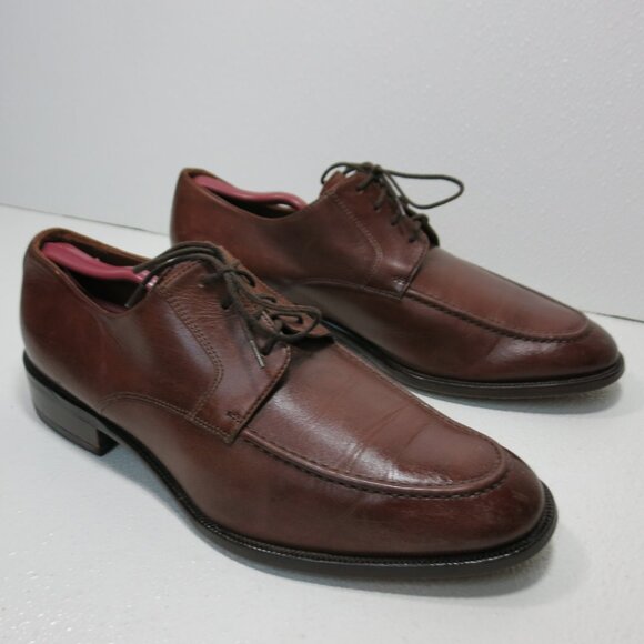 Bostonian Oil Tanned Leather Dress Men\'s Shoes Formal Footwear Italy Sz 9.5 W main image 5